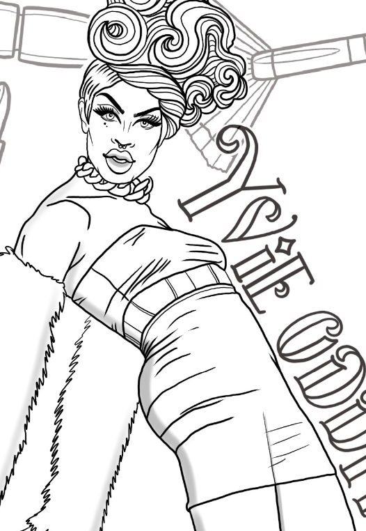 RuPaul Drag Race Winners Colouring Book
